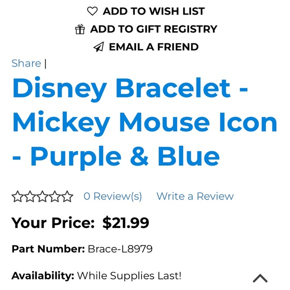 Disney Parks Mickey Mouse Collectable Bracelet - Picture 10 of 11
